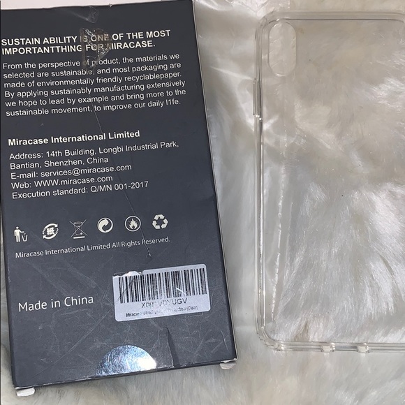 NEW MIRACASE Clear iPhone XS Max Protective Case - Picture 3 of 6